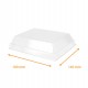 Lid for meal tray 850ml, in rPET, box of 480
