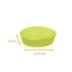 Scatola plissettata verde anice n° 1201F70 (base ø70mm h20mm), confezione da 1000