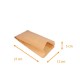 Croissanttasche aus braunem Kraftpapier 120+50x210mm (Ref. 102), 1000er-Pack