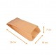 Sacchetto per croissant kraft marrone 180+70x260mm (rif. 105), confezione da 1000