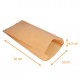 Croissanttasche aus braunem Kraftpapier 260+85x360mm (Ref. 107), Packung mit 500