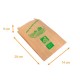 Tasche Obst und Gemüse 140+90x280mm (1kg), aus braunem Kraftpapier, Modell 'AB'., 1000er-Pack