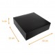 black pastry box with notches + closed face, 32x32x5cm, black, pack of 50