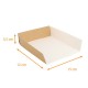 Kraft shovel for Sausage, Hot dog, Pancake, Waffle, Bagel, Pizza 12x15x3,5cm, 200 pack
