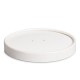 Lids for cardboard jars White, 96cl, box of 500