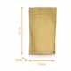 Borsa ermetica con zip - Doypack 16+8x27cm 1000ml, confezione da 100