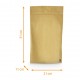 Hermetic zip bag - Doypack 21+11x31cm 1500ml, pack of 100