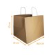 Kraft bag with string handles "natural brown kraft" 110g/m2, 36.5+33x32cm, box of 100
