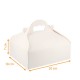 Scatola con maniglie bianche 20x18x7cm, confezione da 50
