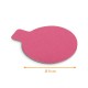 Soporte lingual negro/fucsia ø 9cm (cartón 1100g/m2), caja de 1000