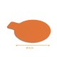 Tongue holder black/orange ø 9cm (cardboard 1100g/m2), box of 1000