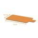 Tongue holder black/orange rectangle 4.5x13cm (1100g/m2), pack of 250