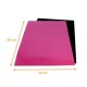 Foglio di cartone spesso 40x60cm, nero/fucsia, confezione da 50
