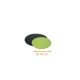 Colored cardboard disc Black/Green ø 14cm, pack of 50