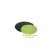 Colored cardboard disc Black/Green ø 18cm, pack of 50
