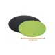 Colored cardboard disc Black/Green ø 26cm, pack of 50