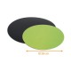 Disco de cartón de color Negro/Verde ø 28cm, paquete de 50