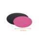 Disco de cartón de color Negro/Fucsia ø 24cm, paquete de 50