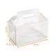 Transparent case in PVC, 18x9x10cm, box of 100