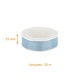 Vermessingtes Band Segel 25mm*20m hellblau, einzeln