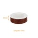 Brass band voile 25mm*20m brown, per unit