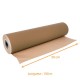 Rolle Kraft-Geschenkpapier Natur 0,50x100m, einzeln