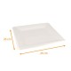 Plant fiber plate square 26x26cm, pack of 50
