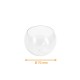 Vaso di plastica in vetro sfera, 15cl, in PET, scatola da 100