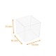 Vaso di plastica in vetro mini-cubo, 15cl, in PS, scatola da 100