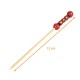 Bambus-Spieß Rote Perle, 12cm, 200er-Packung