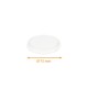 Tapa para vaso expositor transparente 20cl Athos, caja de 1000