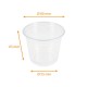 Dessert bowl - Moulipack 20 cl in APET, ø 80mm h65mm, box of 1000