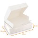 Scatola vassoio per catering bianco, 43x29x8cm, con tacche, confezione da 25