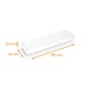 Righello trasparente in RPET, 180x40x20/20mm (senza piastra), scatola da 145