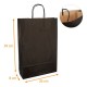 Bolsa para botellas negro, para 3 botellas, 26+8x39cm, caja de 100
