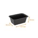 Black sealable tray Alphacel in PP, 137x96x49mm, 375cc, carton of 2000