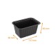 Black sealable tray Alphacel in PP, 137x96x66mm, 500cc, carton of 1600