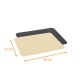 Catering plate with rounded corners Gold/Black, 750g, 15x20cm, pack of 100