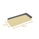 Catering plate with rounded corners Gold/Black, 750g, 12x20cm, pack of 100