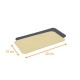 Catering plate with rounded corners Gold/Black, 750g, 10x20cm, pack of 100