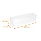 Caja para tartas en rPET transparente, espesor 200µ, 245x60x60/60mm, caja de 65