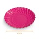 Mini paper plate ø9cm, Fuchsia, pack of 100