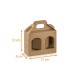 Glass jar case in unbleached kraft, 17x8x12cm, for 2 large glass jars, box of 100
