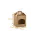 Glass jar case in ecru kraft, 9x9x10cm, for 1 glass jar, box of 100
