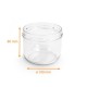 Vaso di vetro liscio 450ml, ø100mm h.80mm, confezione da 20