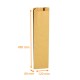 Sacchetto a soffietto kraft marrone riciclato, 120+60x490mm, 70g/m2, confezione da 150