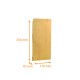 Sacchetto a soffietto kraft marrone riciclato, 190+60x350mm, 70g/m2, confezione da 100