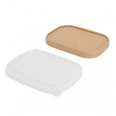 Tapa para bandeja rectangular de cartón