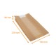 Tasche Obst und Gemüse aus braunem Kraftpapier mit Fenster, 140+80x270mm (1kg), 1000er-Pack