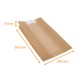 Tasche Obst und Gemüse aus braunem Kraftpapier mit Fenster, 200+70x300mm (2kg), 1000er-Pack